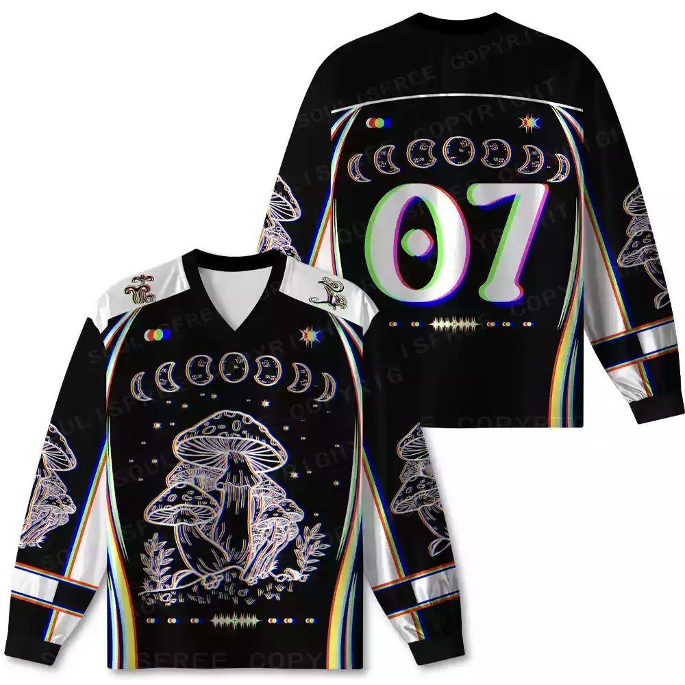 Mushroom and Moon Long Sleeve Jersey