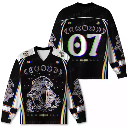 Mushroom and Moon Long Sleeve Jersey