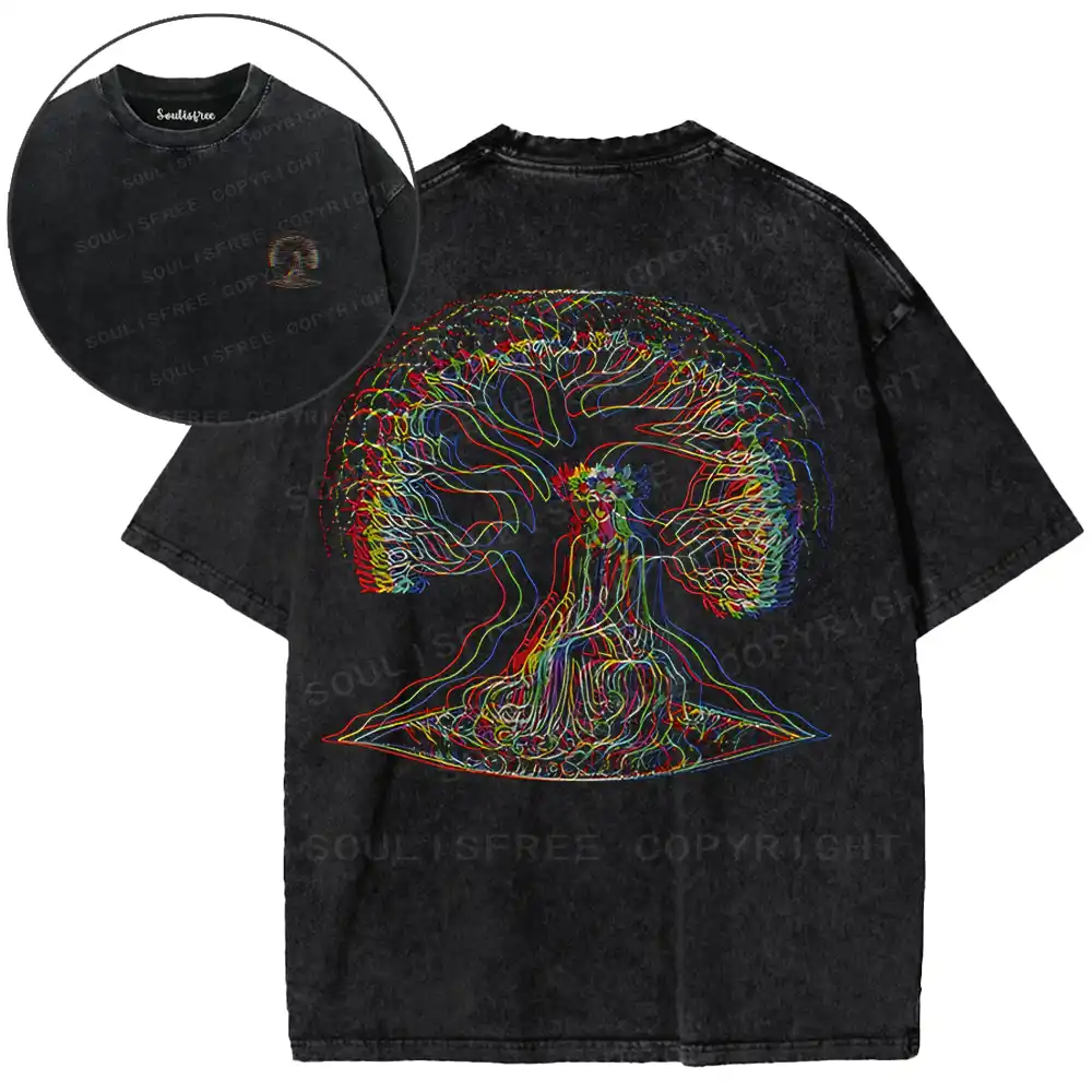 Tree of Consciousness Washed T-shirt