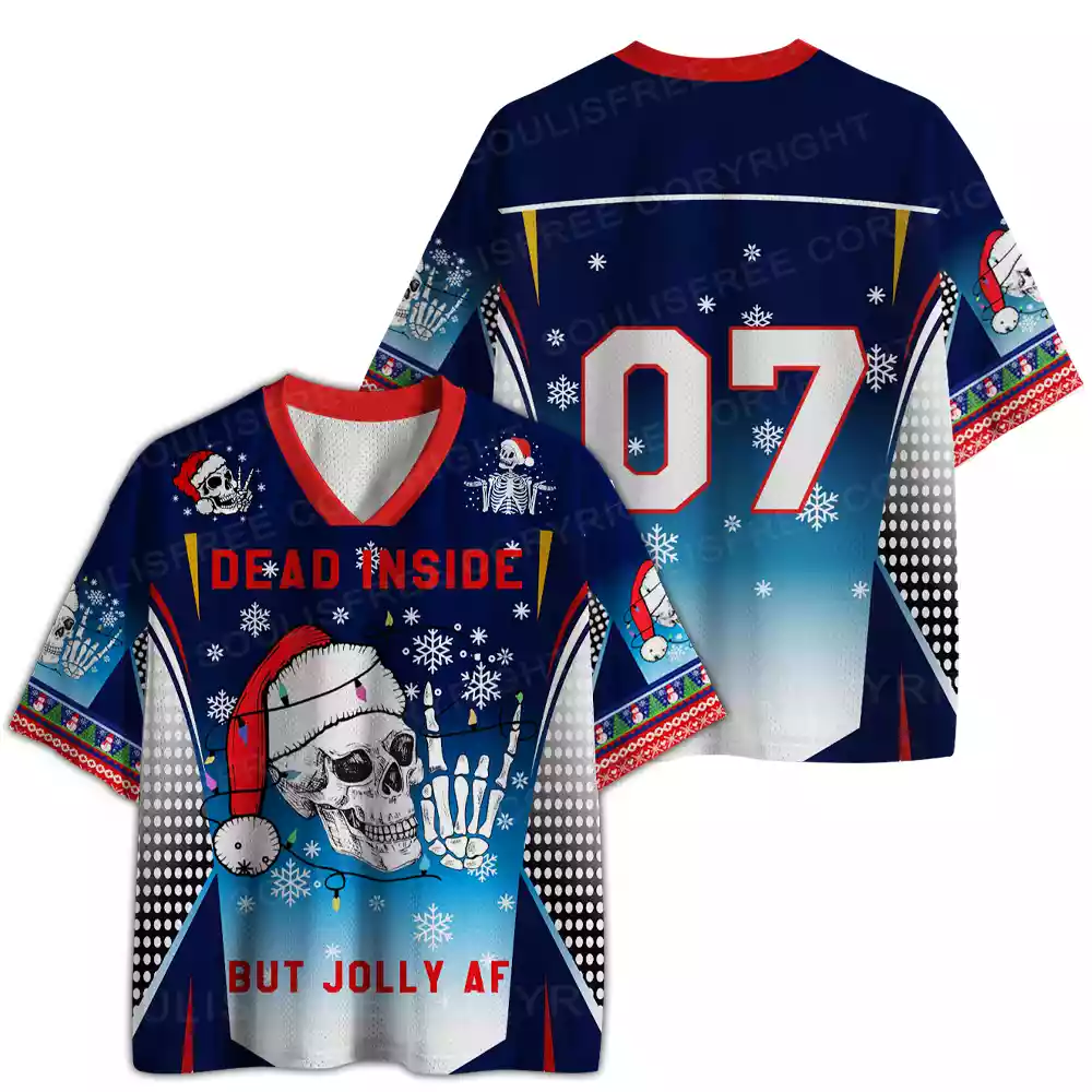 DEAD INSIDE BUT JOLLY AF Mesh Jersey