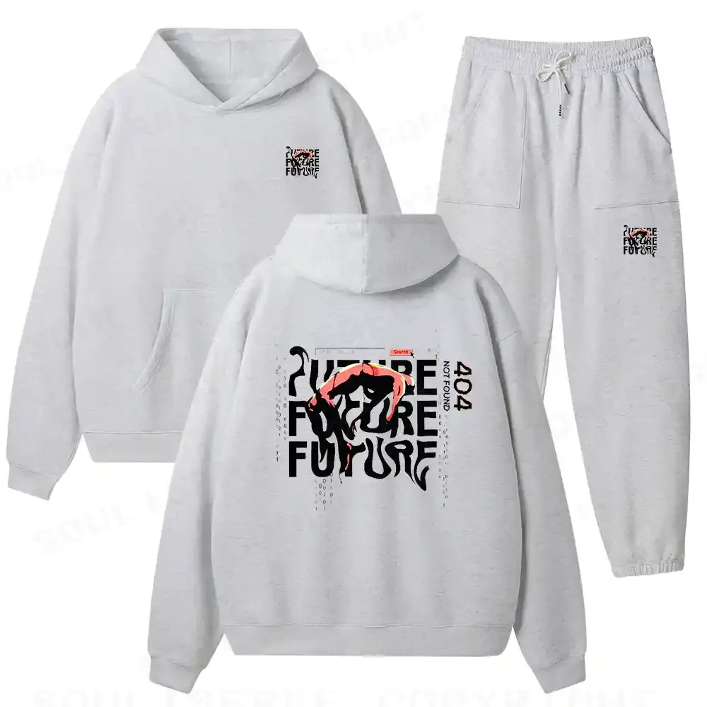 Lost in the System Fleece Hoodie Set