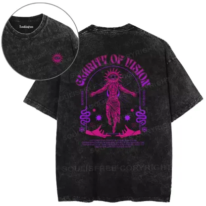 GLARITY OF VISION Washed T-shirt