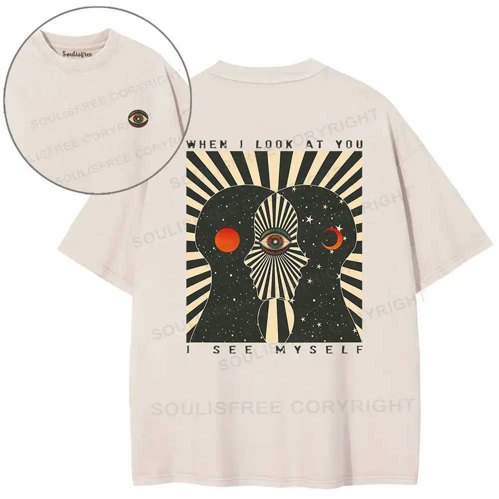 Reflections of the Soul  Washed Space T-shirt
