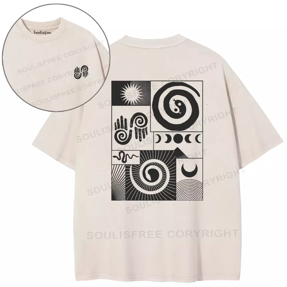 Life’s Eternal Cycle Washed T-shirt