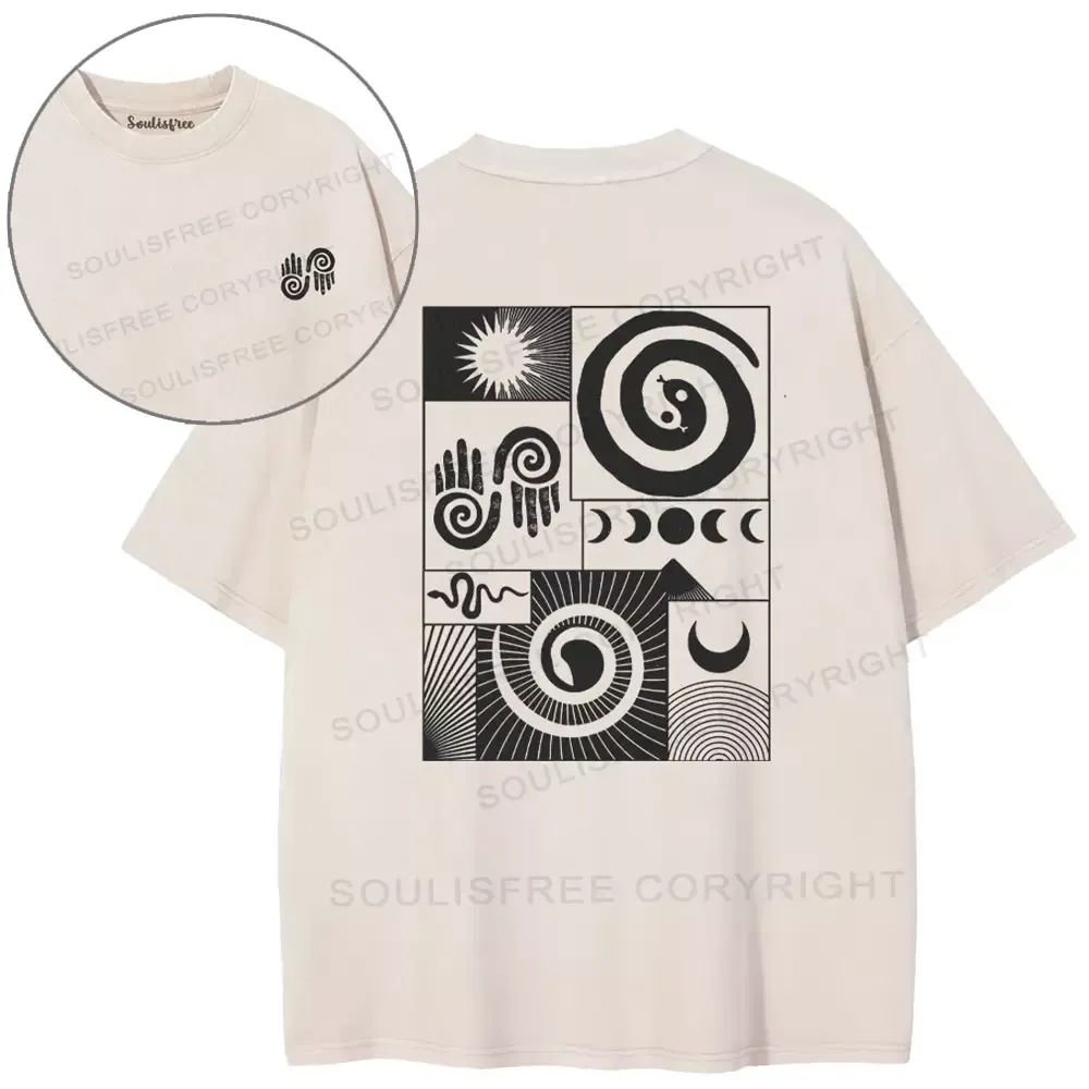 Life’s Eternal Cycle Washed T-shirt