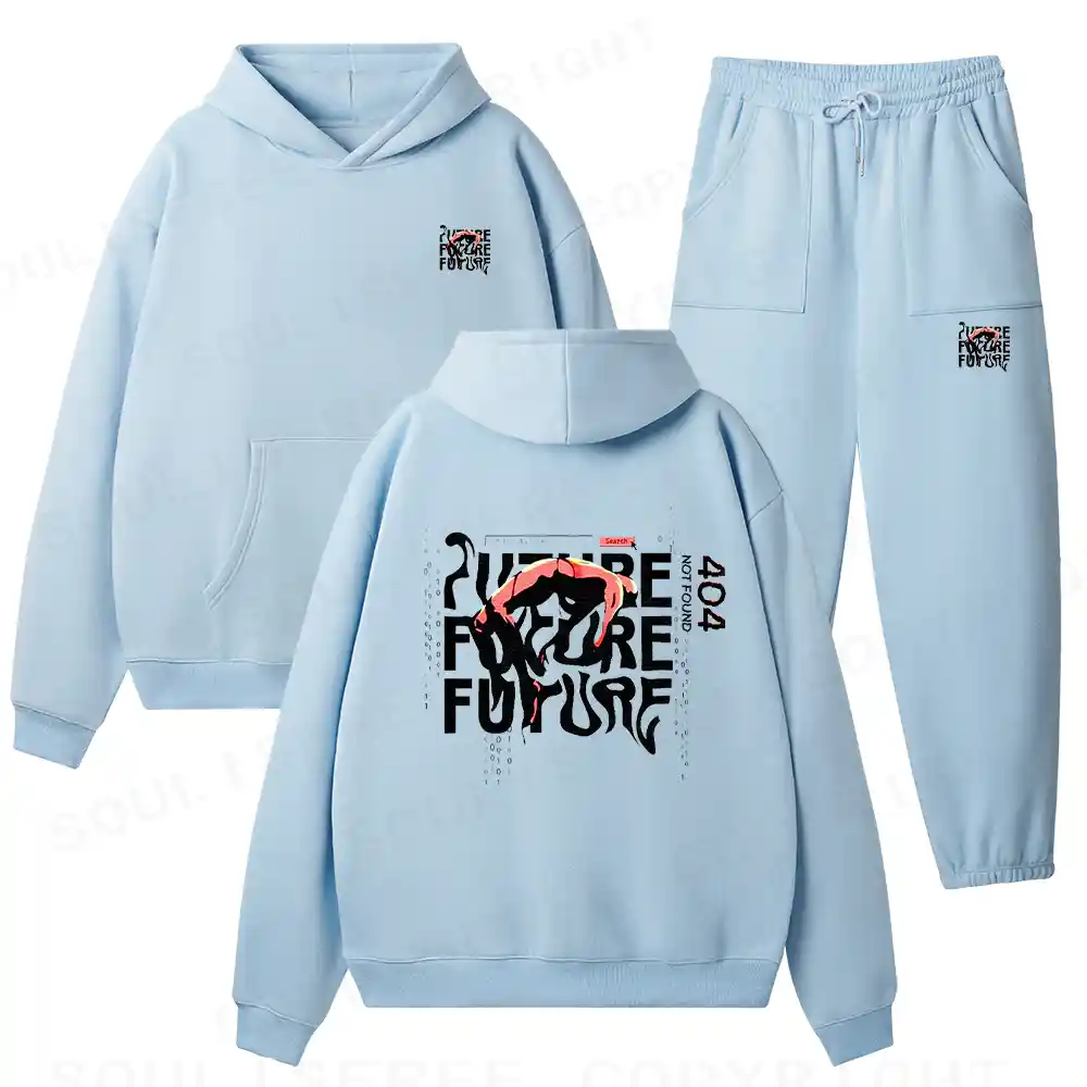 Lost in the System Fleece Hoodie Set