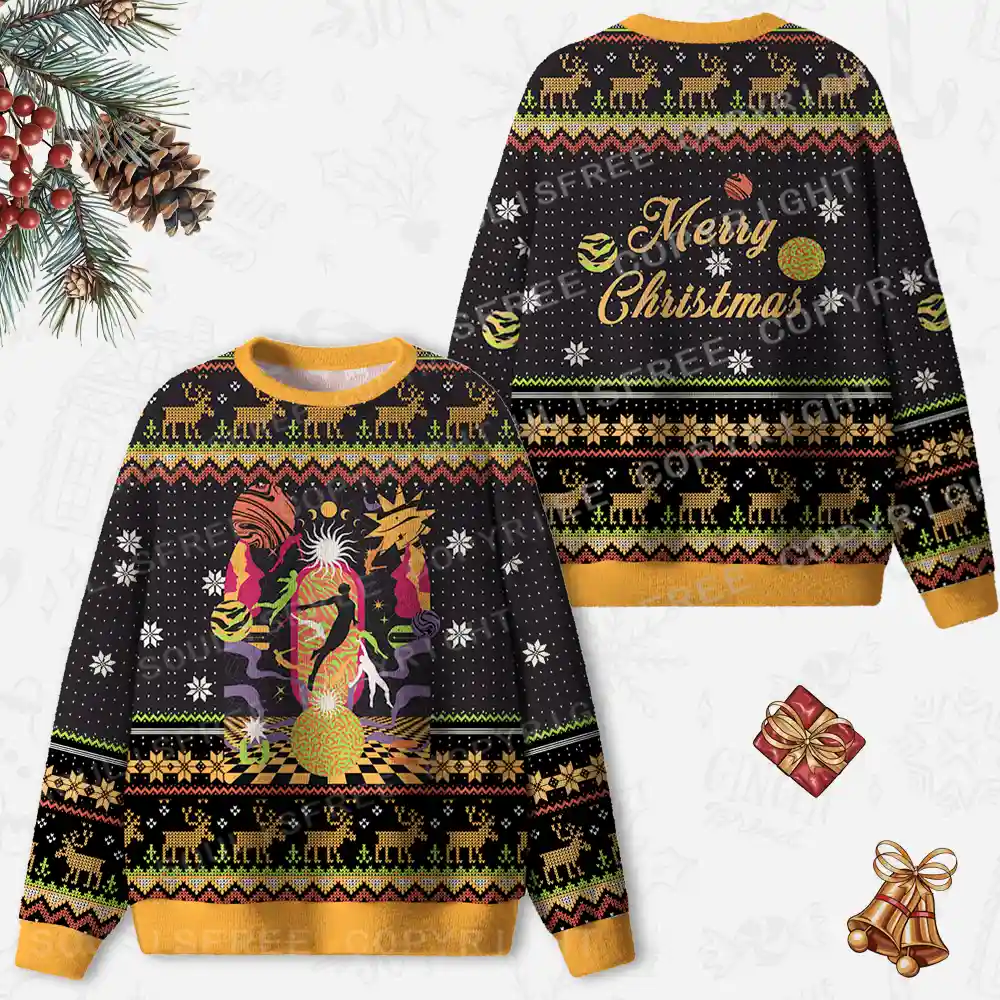 Flee Ugly Christmas Knit Sweatshirt