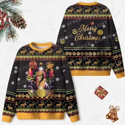 Flee Ugly Christmas Knit Sweatshirt
