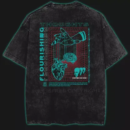 Mind, Heart, Soul  Washed T-shirt