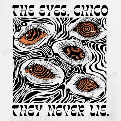 The Eyes Chico . They Never Lie Crop Top