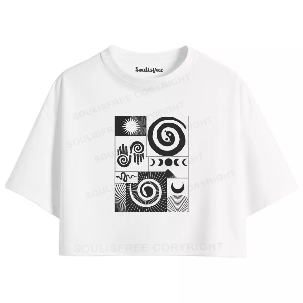 Eye of the Infinite Crop Top