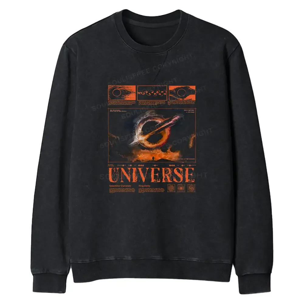 Designed The Cycle Ends Regular Fit Washed Sweatshirt