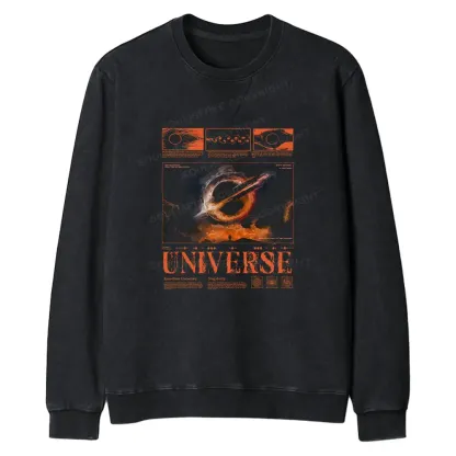 The Cycle Ends Regular Fit Washed Sweatshirt