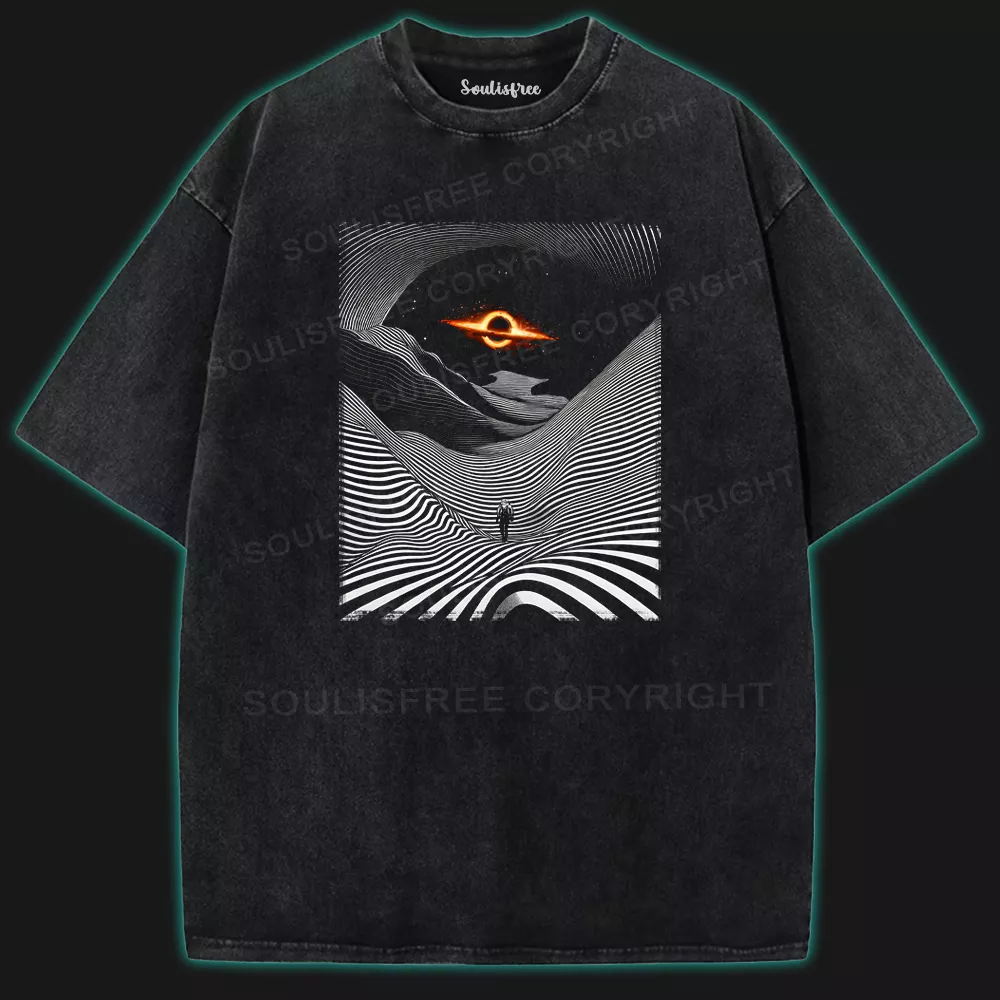 The Pathway of Light Washed Space T-shirt
