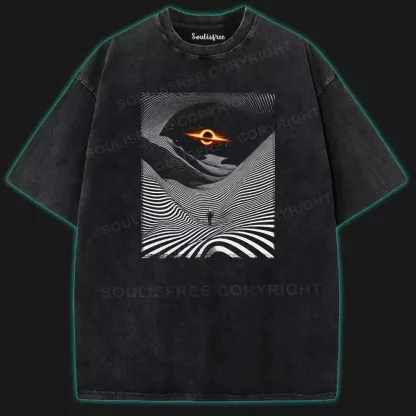 The Pathway of Light Washed Space T-shirt