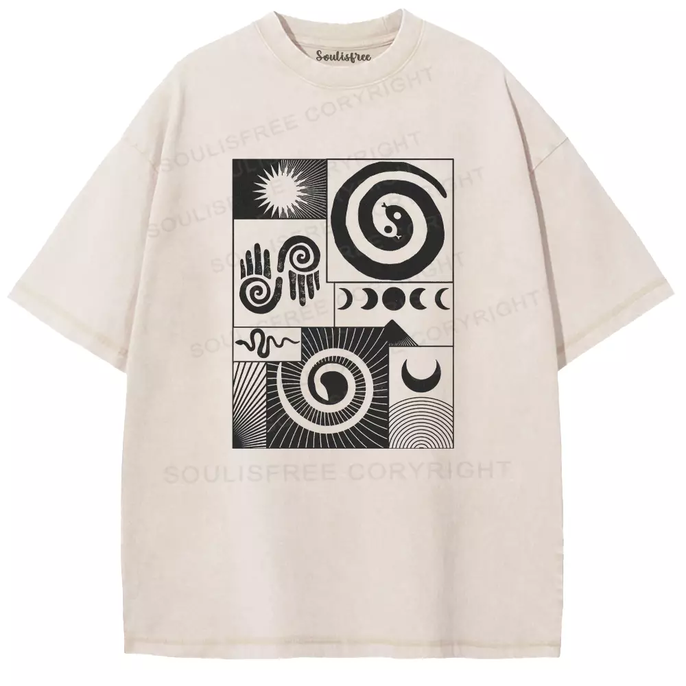 Life’s Eternal Cycle Washed T-shirt
