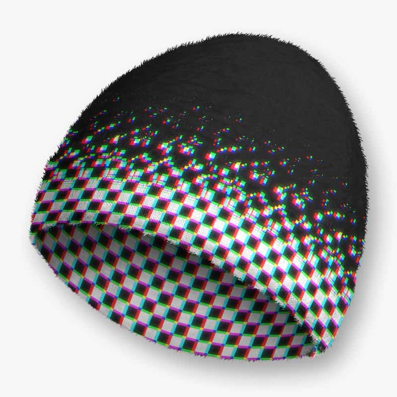 Soulisfree Broken Signal Fuzzy Beanie