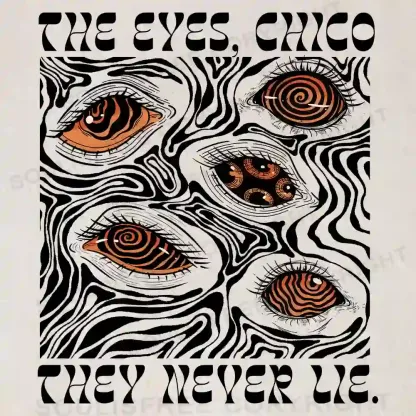 The Eyes Chico . They Never Lie Washed Tank Tops