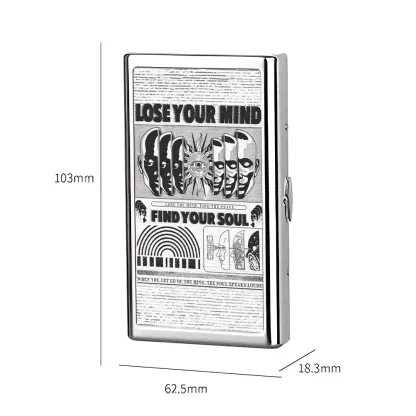 Soulisfree Lose Mind, Find Soul Metal Pocket Case