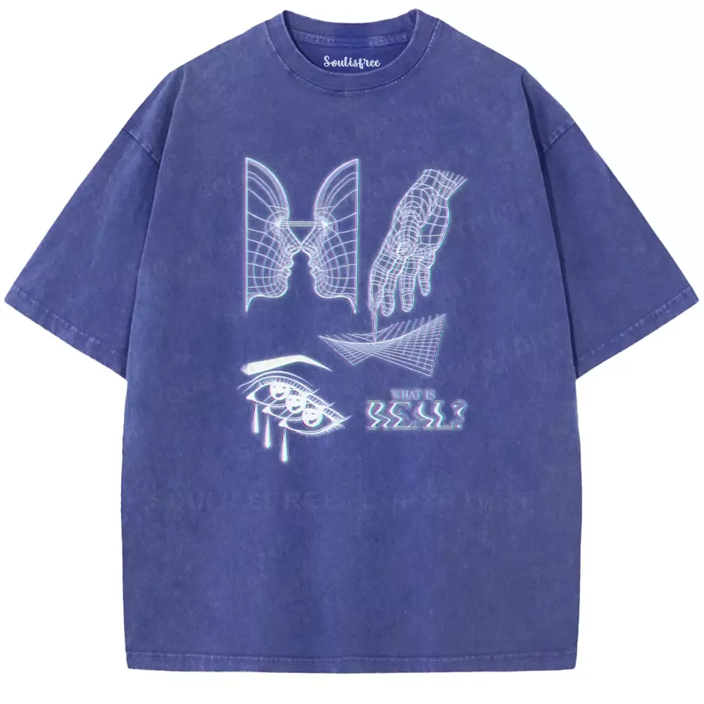 Soulisfree  WHAT IS REAL? Washed Tee