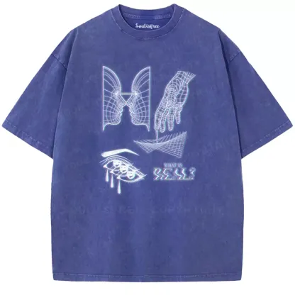 Soulisfree  WHAT IS REAL? Washed Tee
