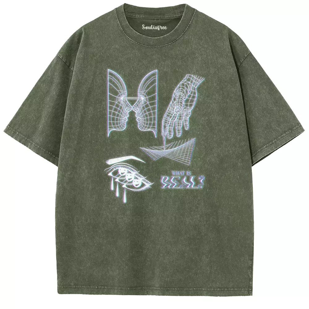 Soulisfree  WHAT IS REAL? Washed Tee