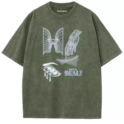 Soulisfree  WHAT IS REAL? Washed Tee