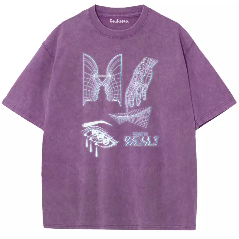 Soulisfree  WHAT IS REAL? Washed Tee