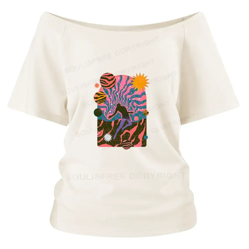 Dystopia Off Shoulder Top 