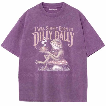 Soulisfree Born to Dilly Dally Washed Tee