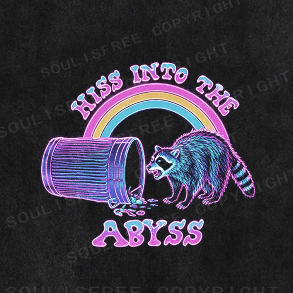 Soulisfree Hiss Into the Abyss Washed Tee