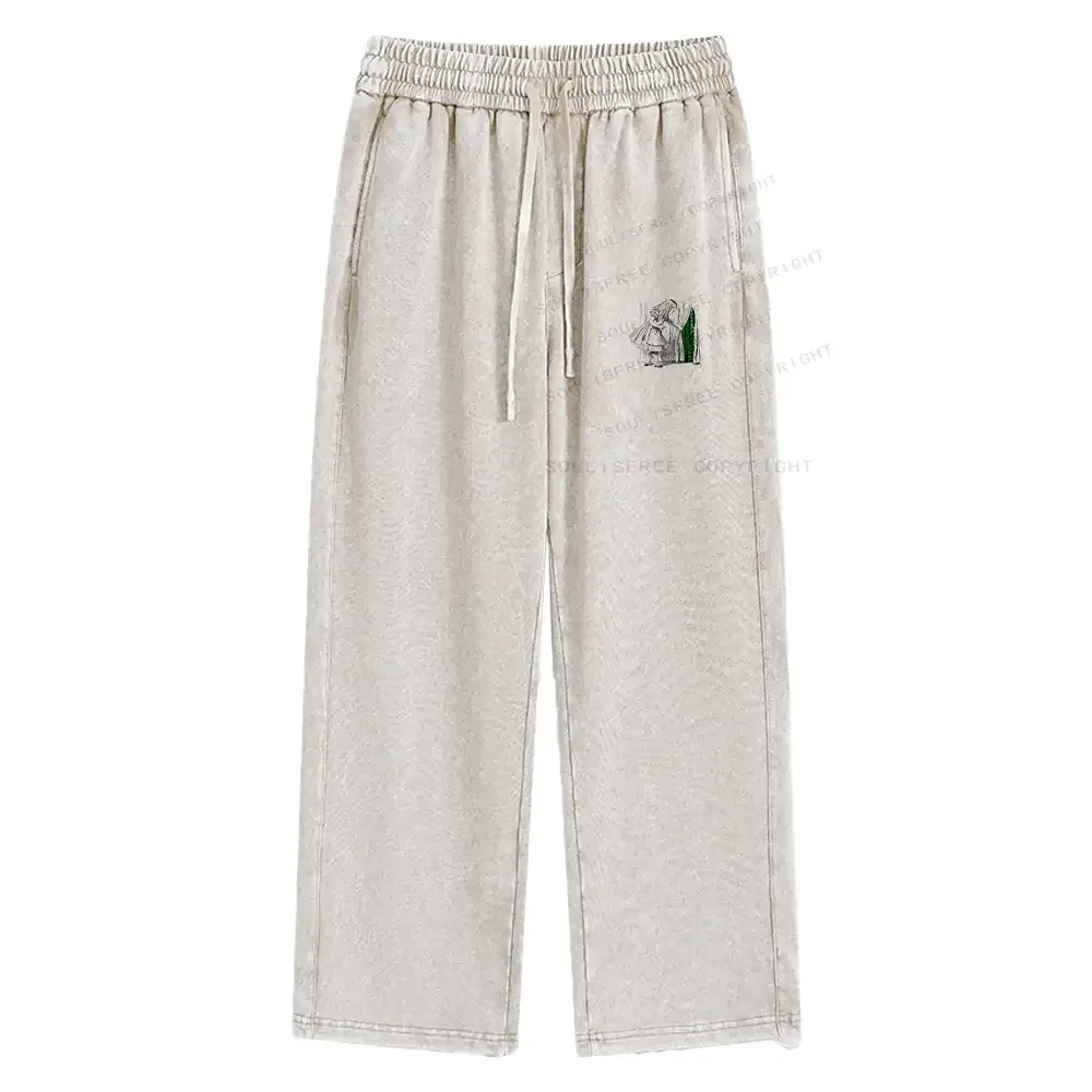 Designed Reality Is Manipulated By Thought Washed Baggy Sweatpants