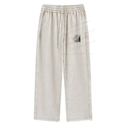 Wandering Into The Digital World Washed Baggy Sweatpants