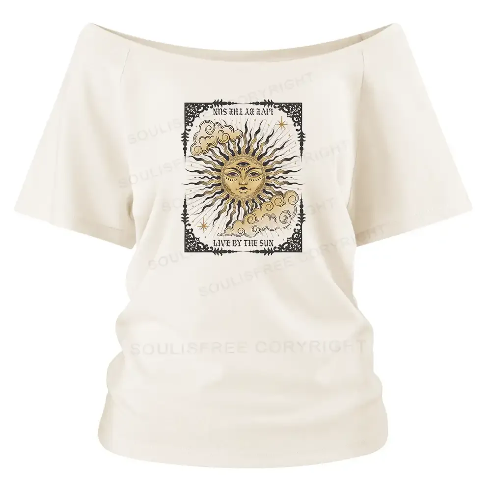 Living By The Sun Off Shoulder Top