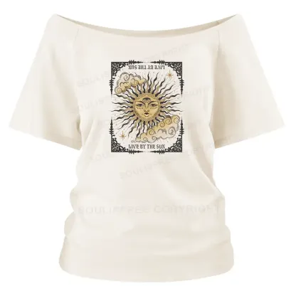 Living By The Sun Off Shoulder Top