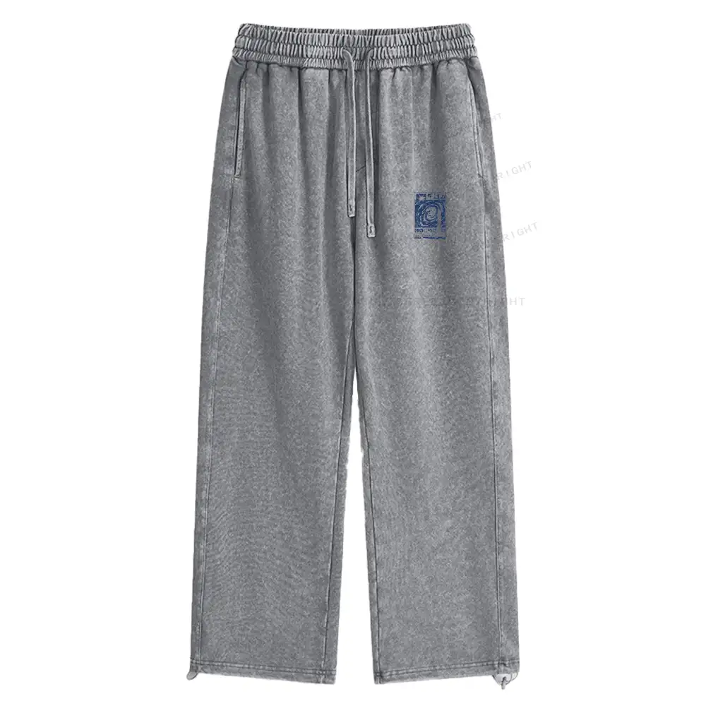 You Are Here Washed Space Washed Baggy Sweatpants