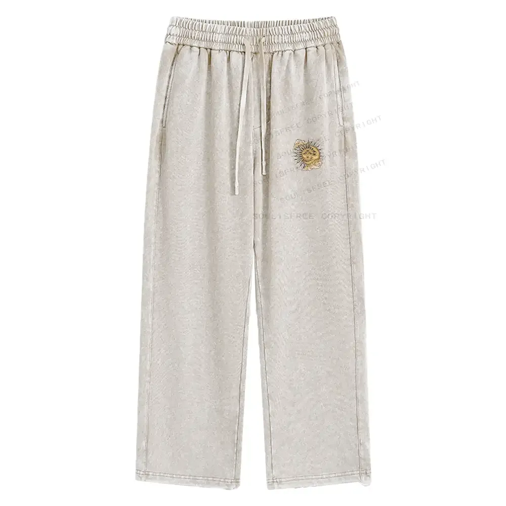 Living By The Sun Washed Baggy Sweatpants