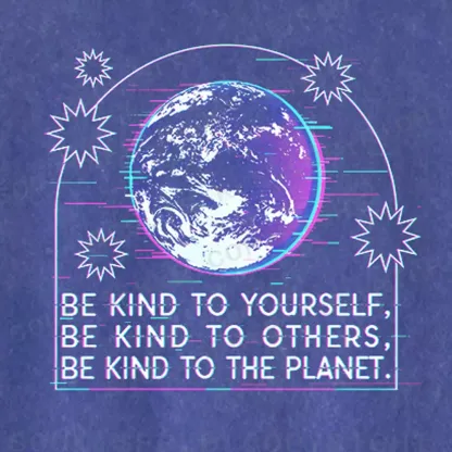 Soulisfree  BE KIND TO YOURSELF Washed Tee