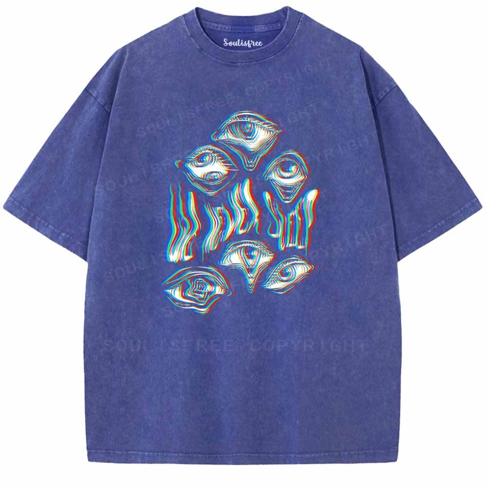 Soulisfree WE NEVER SLEEP Washed Tee