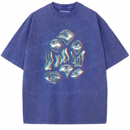 Soulisfree WE NEVER SLEEP Washed Tee