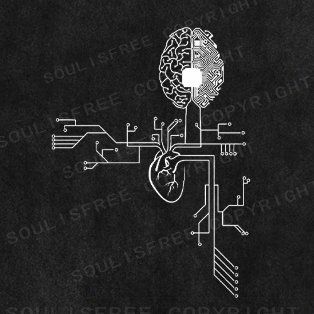 Soulisfree The Mind And The Heart  Washed Tee