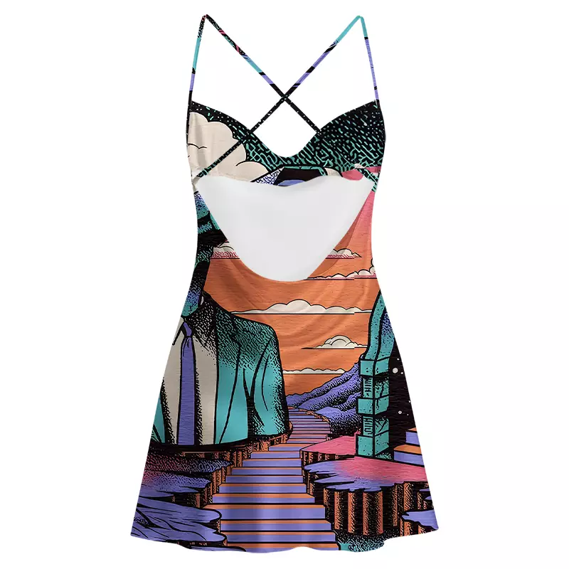 Soulisfree The Watcher in the Twilight Satin Mini Dress