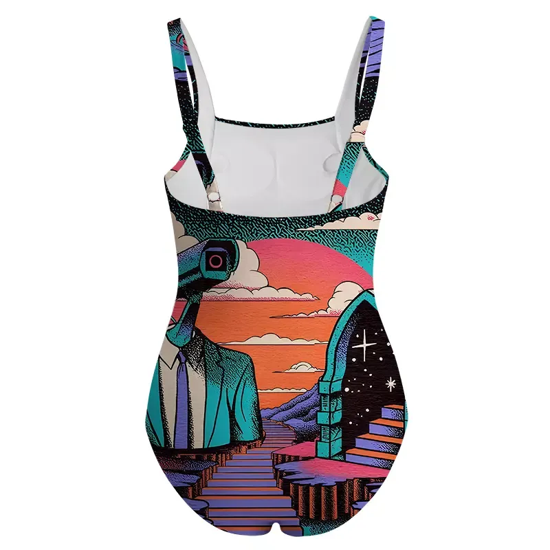 Soulisfree The Watcher in the Twilight One‑Piece Swimsuit