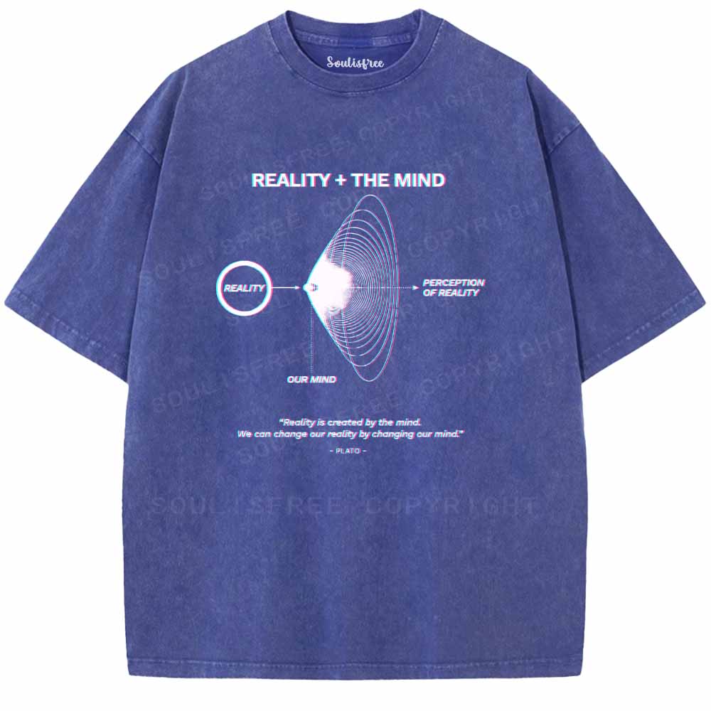 Soulisfree  REALITY + THE MIND Washed Tee