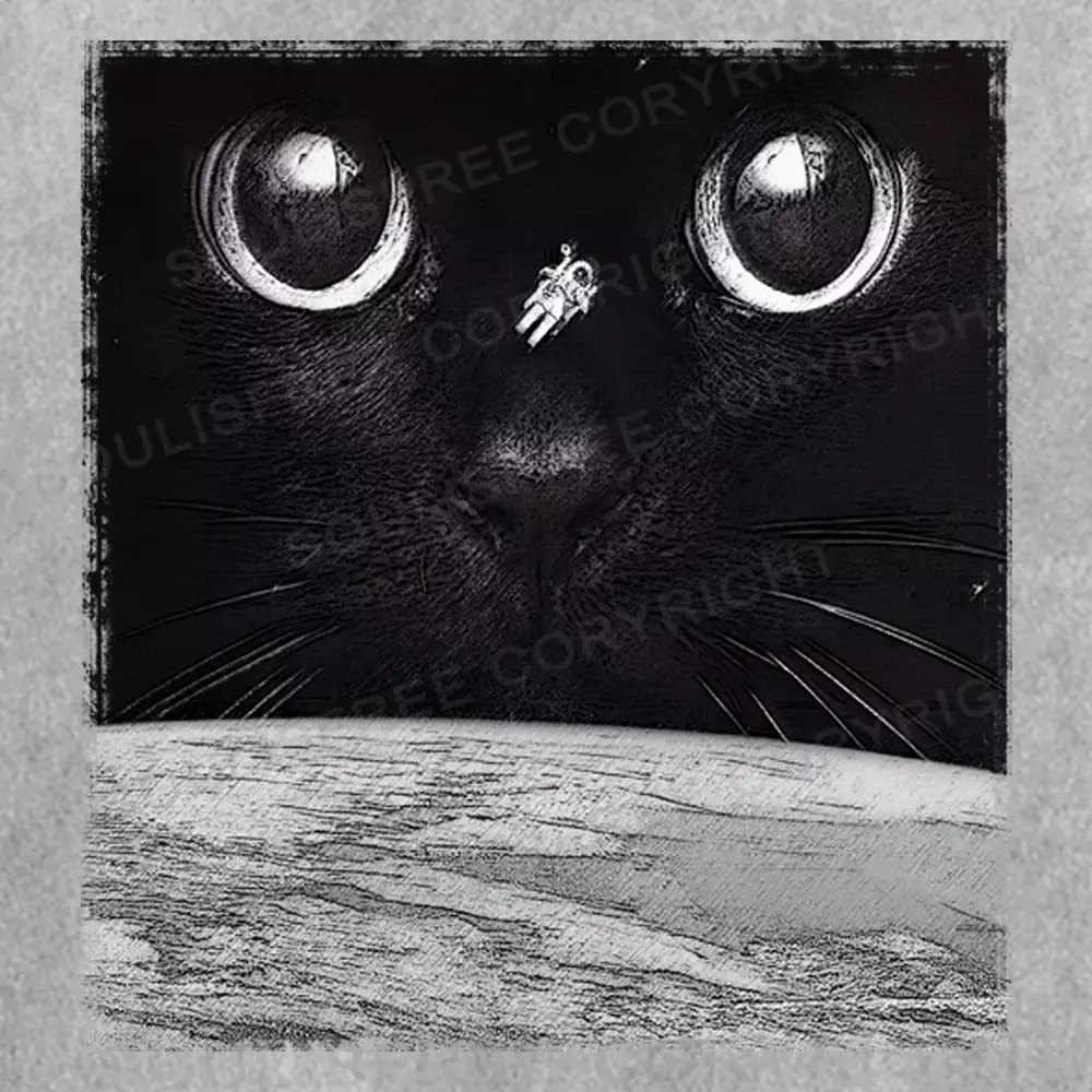 Night Falls Washed Space T-shirt