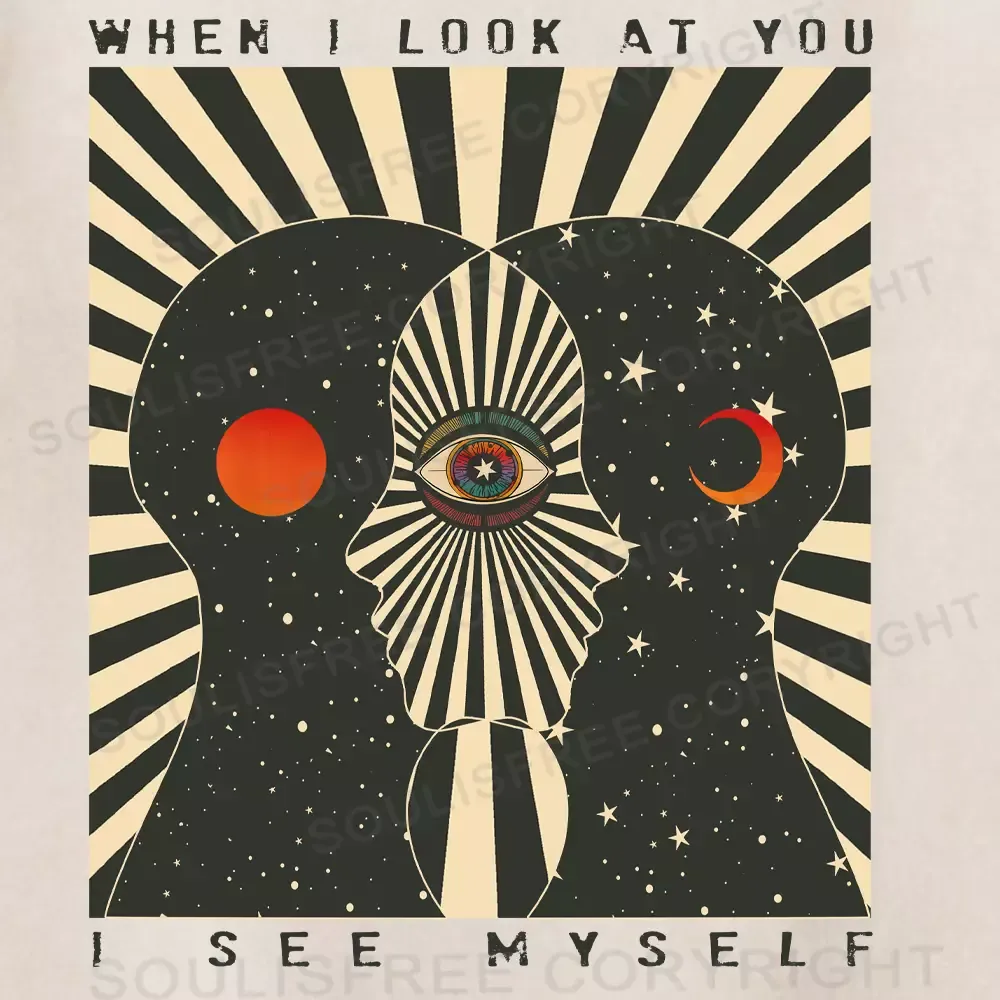 Reflections of the Soul  Washed Space T-shirt