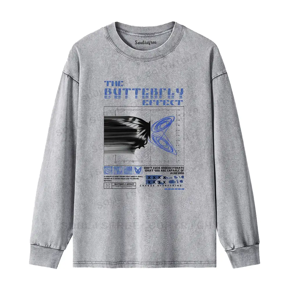 Chaos in Motion Washed Long Sleeve Shirt