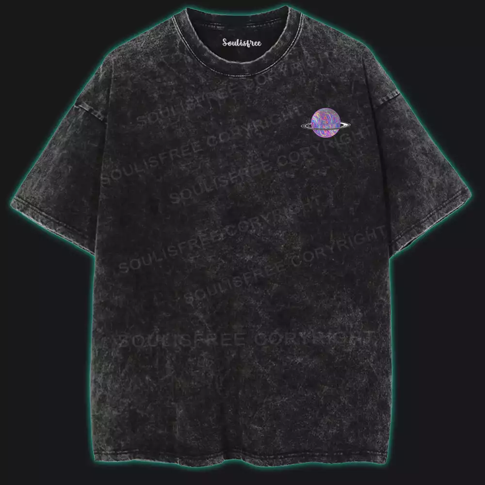 Future Planet Washed Space T-shirt