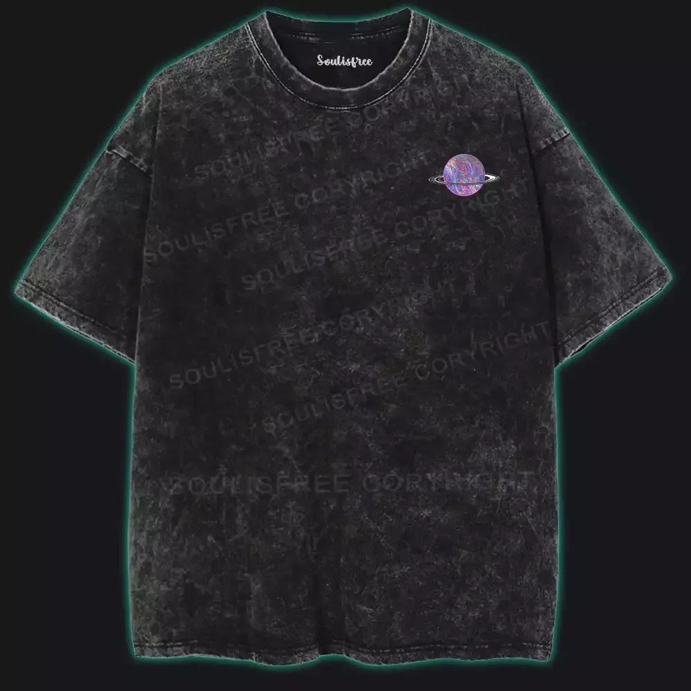 Future Planet Washed Space T-shirt