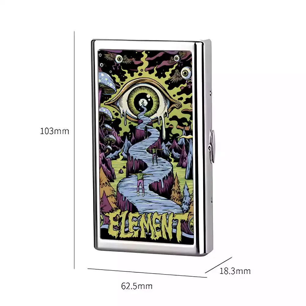 Psychedelic Elements Cigarette Case